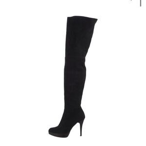 Black Over-the-Knee Women's Boots.  STUART WEITZMAN